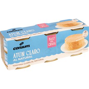 Atún Claro Natural Pack de 6 6 x 56 Gr