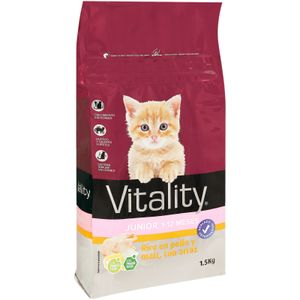 Comida Seca Gato Júnior Rico en Pollo y Arroz 1,5 Kg