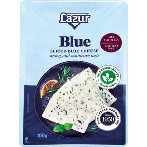 Queso Azul en Lonchas sin Lactosa 100 Gr