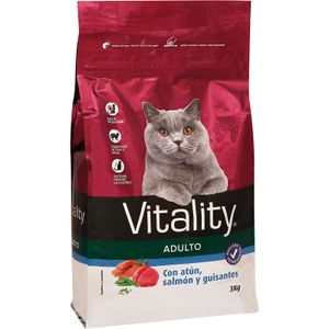 Comida Seca Gato Salmón y Atún 3 Kg