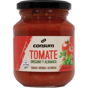 Salsa Tomate Albahaca y Orégano 300 Gr