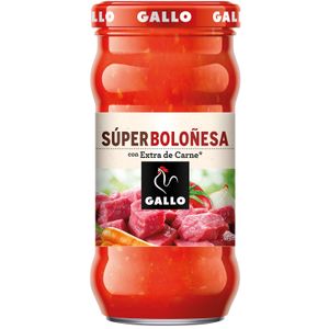 Salsa Súper Boloñesa Tarro 350 Gr