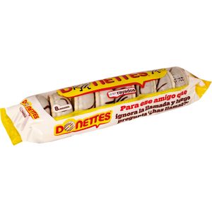 Donettes Rayados 8 Unidades 176 Gr