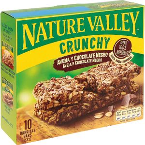 Barrita Cereales Crunchy Avena y Choco Negro P.5 210 Gr