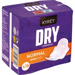 Compresa Normal Alas  Dry 16 U