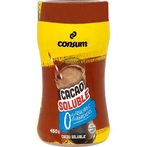 Cacao Soluble 0% Azúcares Añadidos 450 Gr