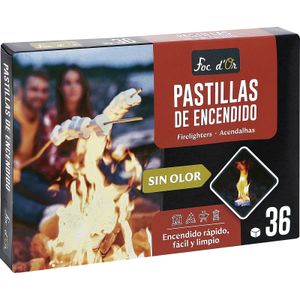 Pastillas de Encendido Sin Olor 36 U