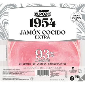 Jamón Cocido Extra Duroc 150 Gr