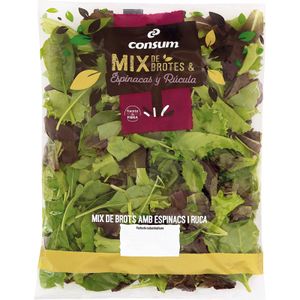 Mix de Brotes Con Espinaca y Rúcula 100 Gr
