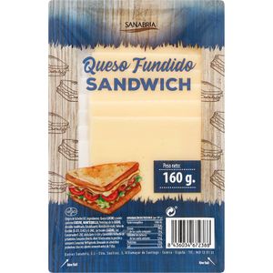 Queso Fundido Lonchas Sándwich 160 Gr