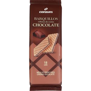Barquillos Rellenos de Chocolate 150 Gr