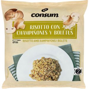Risotto con Champiñones y Boletus 500 Gr