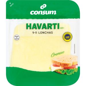 Queso Havarti Lonchas IGP 300 Gr