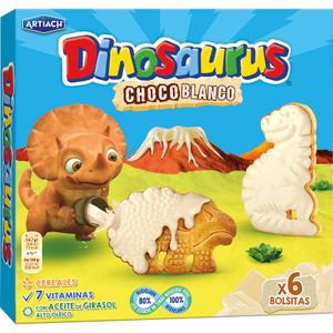 Galleta Dinosaurus Chocolate Blanco 264 Gr