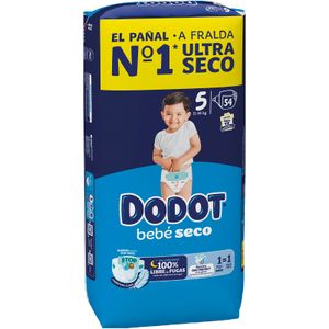 Pañal Bebé Seco Talla 5 De 11 kg a 16kg 54 U