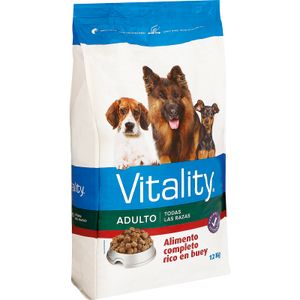 Comida Seca Perro Adulto Rico en Buey 12 Kg