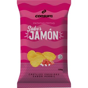 Patatas Sabor Jamón Bolsa 150 Gr