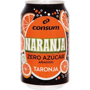 Refresco Zero Naranja Lata 0,33 L