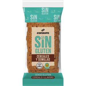 Pan de Molde Sin Gluten Cereales y Semillas 350 Gr