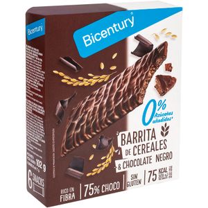 Snack 0% Chocolate Negro y Cereales 102 Gr