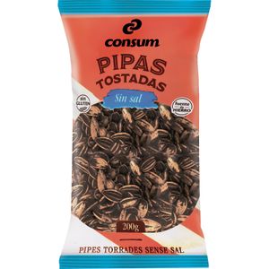 Pipas Tostadas sin Sal Paquete 200 Gr