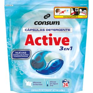 Detergente Cápsulas Active 24 Lv