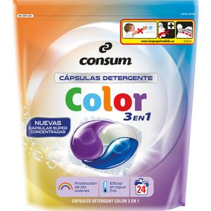 Detergente Cápsulas Color 24 Lv
