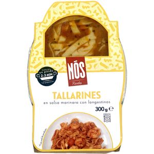 Tallarines con Salsa Marinara y Langostinos 300 Gr