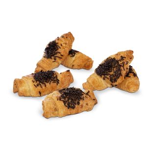 Mini Croissant Relleno de Chocolate 6 Unidades 180 Gr