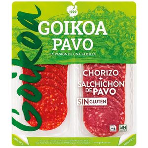 Chorizo y Salchichón de Pavo 2 x 45 Gr