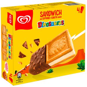 Sandwich Dinosaurus Pack de 4 292 Gr