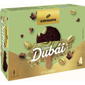 Mini Bombón Dubai 4 Unidades 200 Gr